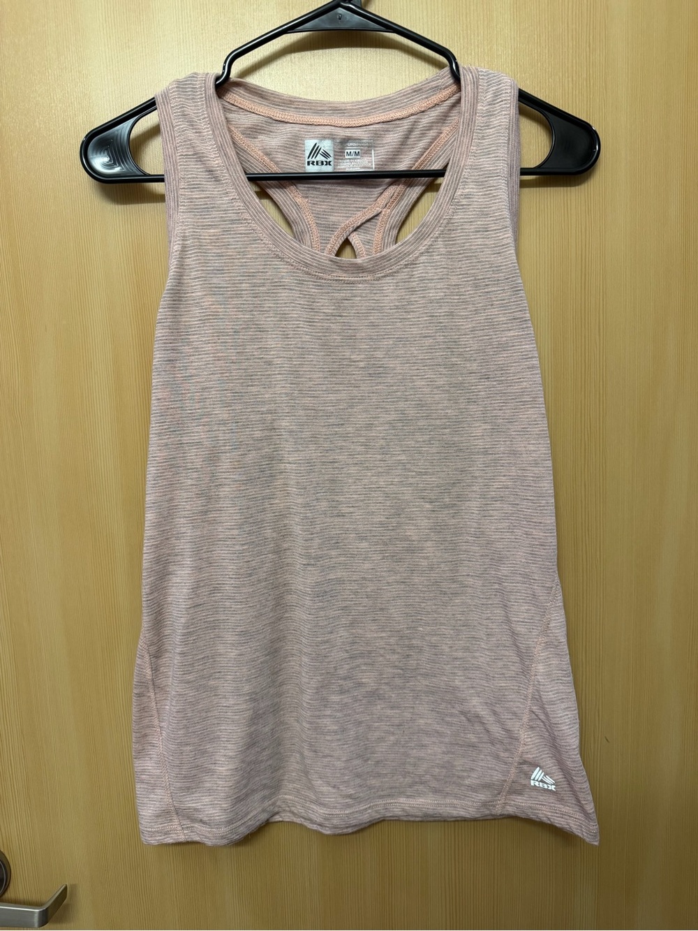 RBX Pink Heathered Racerback Performance Tank